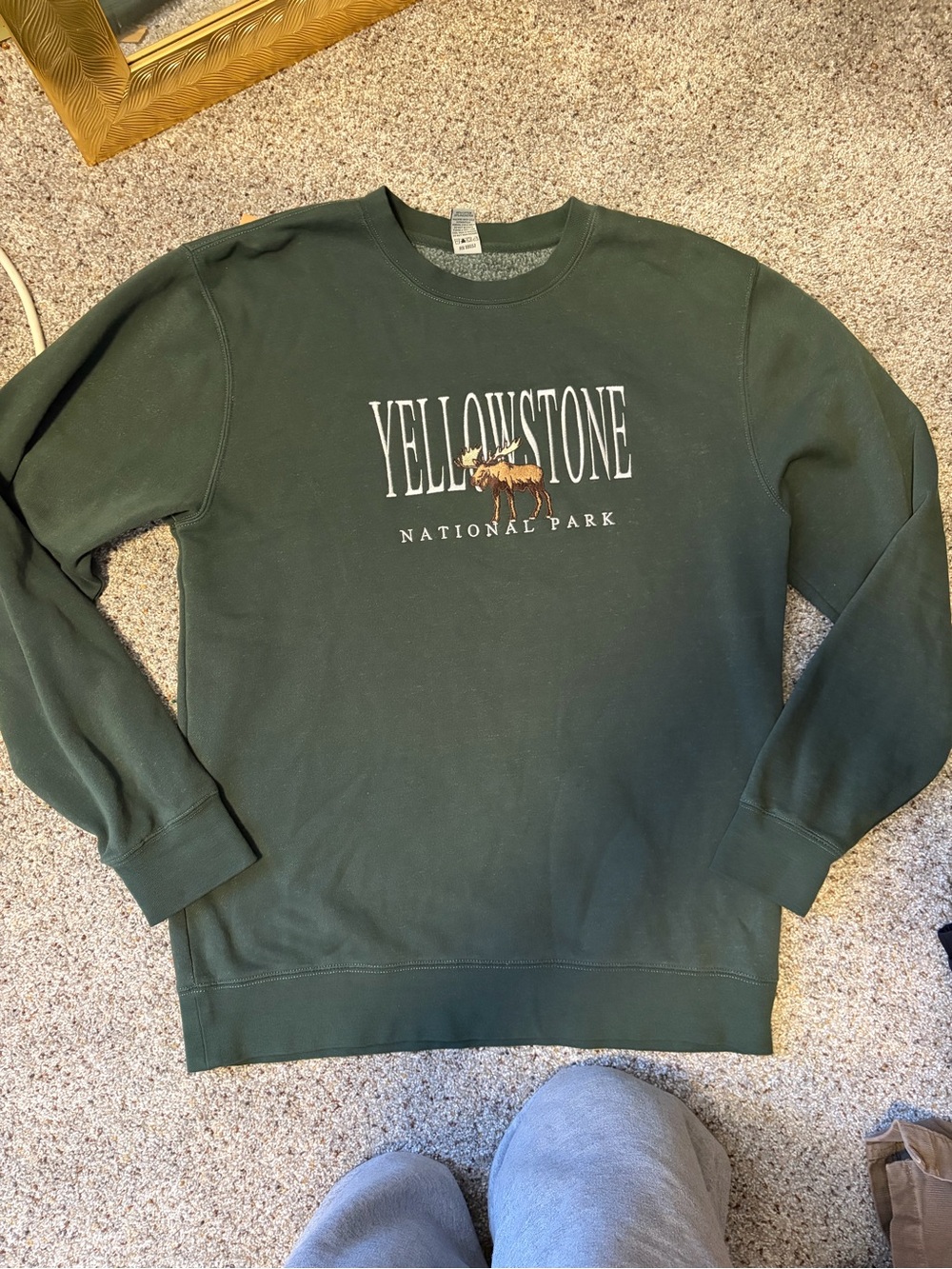 Yellowstone Men's Green Crewneck Sweatshirt
